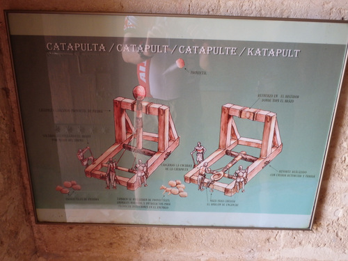 Weapons used to defeat stone fortresses (Castles).